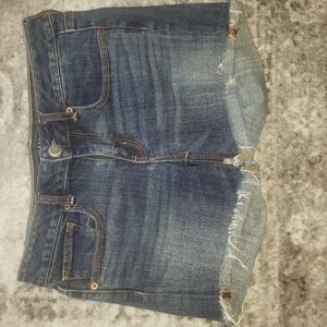 AE midi jean shorts